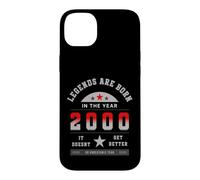 Custodia per iPhone 14 Plus Anno 2000 Compleanno Leggende Vintage Retro Idea Regalo