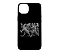Custodia per iPhone 14 Plus Antico dio sumero mesopotamico Ninurta contro Anzu Monster