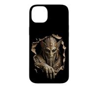 Custodia per iPhone 14 Plus Anunnaki Alien Strappato Panno Sumero Grafica 3D