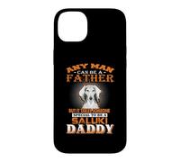 Custodia per iPhone 14 Plus Any Man Can Be A Father Saluki Daddy Funny Dog Dad