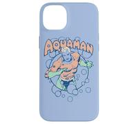 Custodia per iPhone 14 Plus Aquaman Swimming Bubbles