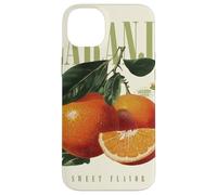 Custodia per iPhone 14 Plus Arancia Vintage Aroma Tropicale Frutta Biologica Arte Botanica
