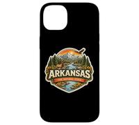 Custodia per iPhone 14 Plus Arkansas The Natural State Souvenir Visitatore Memorabilia Viaggio