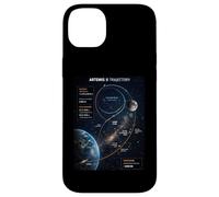 Custodia per iPhone 14 Plus Artemis 2 Mappa del percorso SLS Rocket Launch Mission To The Moon
