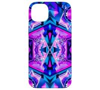 Custodia per iPhone 14 Plus Astratto Caleidoscopio V.iolet Geometrica Simmetria Arte