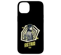 Custodia per iPhone 14 Plus Astrid Ritratto Neon Retro Spirale Bold Visual