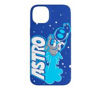 Custodia per iPhone 14 Plus Astro Bot with Dog Rocket Space Exploring Video Game