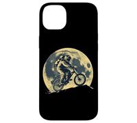 Custodia per iPhone 14 Plus Astronauta Mountain Biker Moon Space Cool Mountain Bike