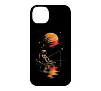 Custodia per iPhone 14 Plus Astronauta Pianeta Riflessione Spazio Universo Galassia Cosmica