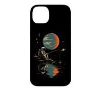 Custodia per iPhone 14 Plus Astronauta Pianeta Riflessione Spazio Universo Galassia Cosmica