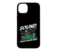 Custodia per iPhone 14 Plus Audio Engineer Sound Check Never Ends Live Crew Graphic