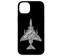 Custodia per iPhone 14 Plus Aviation Fonetico Alfabeto Parole F-4 Phantom II Forma Design