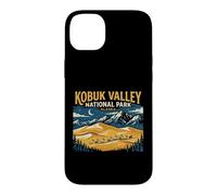 Custodia per iPhone 14 Plus Avventura del parco nazionale vintage della valle di Kobu