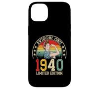 Custodia per iPhone 14 Plus Awesome Since 1940-86° compleanno femminile vintage empowered