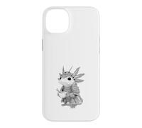 Custodia per iPhone 14 Plus Axolotl Samurai Ramen Xilografia Giapponese Arte