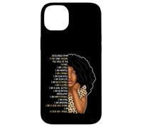 Custodia per iPhone 14 Plus Bambini Black Pride Girls I Am Black Girl Magic Leopard Cheetah