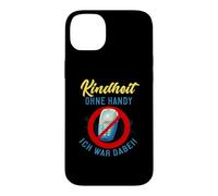 Custodia per iPhone 14 Plus Bambinità senza cellulare Ich war hier