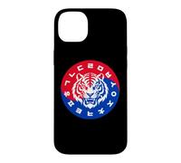 Custodia per iPhone 14 Plus Bandiera coreana Hangul lingua e grafica tigre