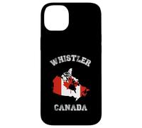 Custodia per iPhone 14 Plus Bandiera del Canada Distressed Whistler Pride