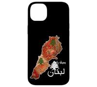 Custodia per iPhone 14 Plus Bandiera del Libano, Beirut, cedro, libanese, Heritage Design