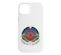 Custodia per iPhone 14 Plus Bandiera del popolo Romani Vintage Distressed Gypsy Cultura