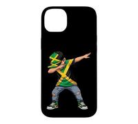 Custodia per iPhone 14 Plus Bandiera giamaicana Dab Pose Caribbean Pride