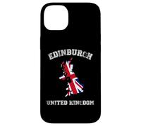 Custodia per iPhone 14 Plus Bandiera vintage del Regno Unito di Edimburgo