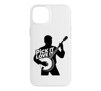 Custodia per iPhone 14 Plus Banjo Pick Love Country Musica Folk Bluegrass Banjo Player