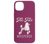 Custodia per iPhone 14 Plus Barboncino rifilato cane The Fur Whisperer Funny Dog Groomer