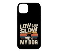 Custodia per iPhone 14 Plus Basso E Lento Con Il Mio Cane Barbecue Grigliare