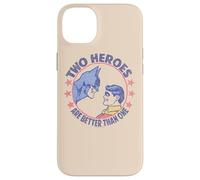 Custodia per iPhone 14 Plus Batman and Robin Two Heroes