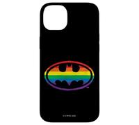 Custodia per iPhone 14 Plus Batman Pride Rainbow Logo