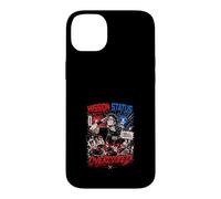 Custodia per iPhone 14 Plus BBQ Missione Bruciato Anime Maglietta Grill