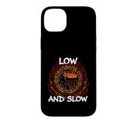 Custodia per iPhone 14 Plus BBQ Pitmaster Low And Slow Offset Smoker Grilling