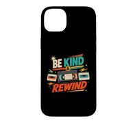 Custodia per iPhone 14 Plus Be Kind and Rewind - Cassetta VHS retrò anni '80 e '90, nostalgia