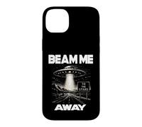 Custodia per iPhone 14 Plus BEAM ME AWAY UFO Alien Abduction Fantascienza Space Ship