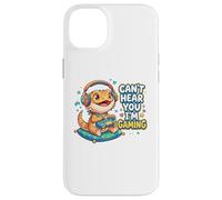 Custodia per iPhone 14 Plus Bearded Dragon Gaming Reptiles Can't Hear You I'm Gaming