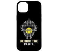 Custodia per iPhone 14 Plus Behind The Plate Softball Catcher Fastpitch Infield Catcher