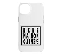 Custodia per iPhone 14 Plus Bene ma non... Antifascista, Bella ciao, resistenza, Italia