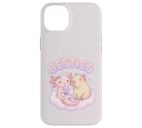 Custodia per iPhone 14 Plus Besties Axolotl Capybara Bubble Tea Carino Kawaii Anime Animale