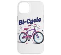 Custodia per iPhone 14 Plus Bi-Cycle Bisessuale Pride Bandiera Colori Bicicletta Pun Design
