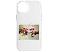 Custodia per iPhone 14 Plus BICCHIERI VINO CAPPELLA SISTINA DIVERTENTE RINASCIMENTALE MICHELANGELO