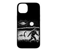 Custodia per iPhone 14 Plus Bigfoot Loch Ness Mostro Nessie UFO Alien Lover Cryptid