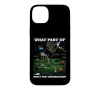 Custodia per iPhone 14 Plus Billiards Physics Alien Nerd Pool Player
