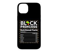 Custodia per iPhone 14 Plus Black History Month Africa Princess Valori nutrizionali Ragazze