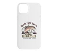 Custodia per iPhone 14 Plus Blackfoot River Montana Pesca a Mosca