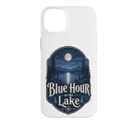 Custodia per iPhone 14 Plus Blue Hour at the Lake Badge Lakecore Estetica