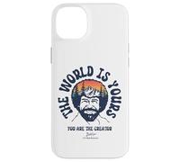 Custodia per iPhone 14 Plus Bob Ross The World Is Yours