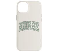 Custodia per iPhone 14 Plus Boho Floral Nurse Retro Flower Healthcare Worker Nursing