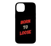 Custodia per iPhone 14 Plus Born To Loose Grammar Joke Errato Tatuaggio Errato Citazione